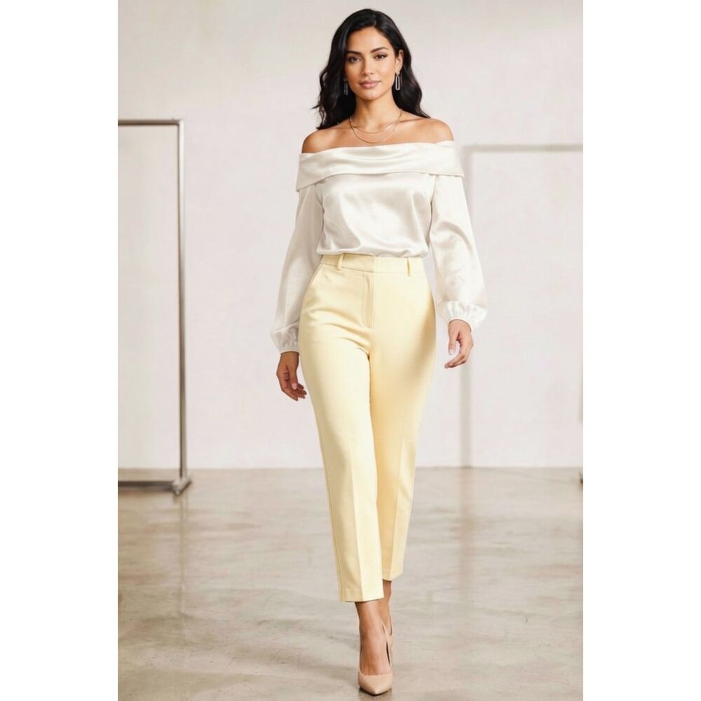 Express Women's Cream Top Size L - New With Tags (NWT)